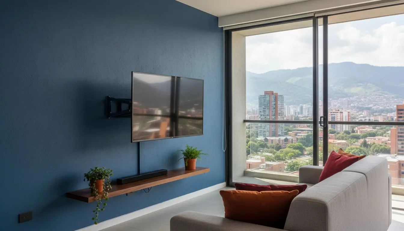 Cómo aprovechar las paredes para instalar la TV y ahorrar espacio