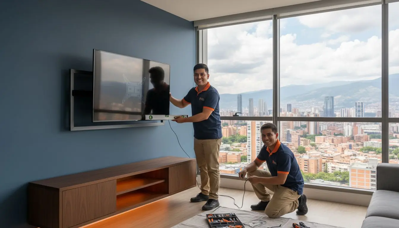 Montaje de TV en Medellín: cómo encontrar el servicio ideal